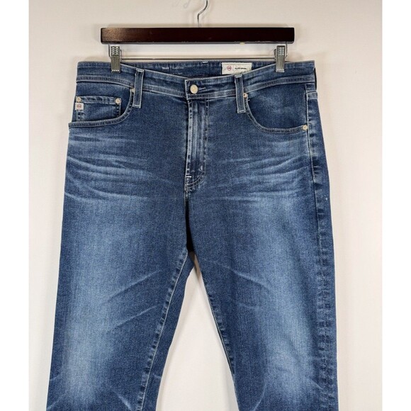 AG Adriano Goldschmied Mens Jeans Blue Tellis Modern Slim Denim Stretch 34x33 - Picture 7 of 12